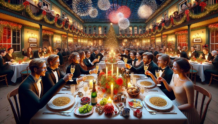 Foto Capodanno per coppie a Cortina: meglio un tavolo per due o la socialità di un tavolo con